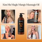 Mango Sensual Massage Oil for Couples - Alluring Tropical Full Body Massage Oil for Date Night and Nourishing Body Moisturizer with Sweet Almond - Vegan Non Greasy & Smooth Gliding Formula (8 Fl Oz) - Image 3