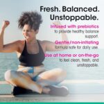 vH essentials Feminine Cleansing Wipes 32 ct. pH Balanced, Prebiotics, Tea Tree & Aloe, Soothing Witch Hazel, Odor-Blocking Formula, Vaginal and Perianal Care, Paraben, Alcohol, and Fragrance-Free - Image 5