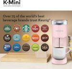 Keurig K-Mini Single Serve K-Cup Pod Coffee Maker, 6 to 12oz Brew size, with Cord Storage, Perfect for Small Spaces, Dusty Rose - Image 4
