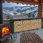 CADUKE 8ft Firewood Rack with Cover, Heavy Duty Fire Wood Rack Outdoor & Indoor, Firewood Storage Log Rack with Weather Resistant 600D Oxford Fabric Cover - Image 4