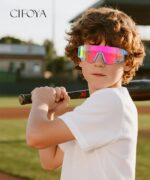 Kids Sunglasses Youth Baseball Sunglasses for Boys Girls Age 6-14 Sports UV400 Protection SunGlasses 3 Pack - Image 3