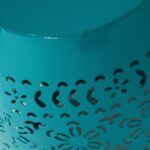 Christopher Knight Home Ruby Outdoor 12" Iron Side Table, Teal - Image 6