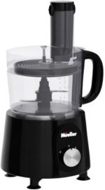 Mueller Ultra Prep Food Processor Chopper for Dicing, Slicing, Shredding, Mincing, and Pureeing, Food Chopper for Vegetables, Meat, Grains, Nuts, 8 Cup, Silver - Image 5