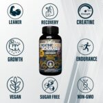 WellBoost Creatine Gold – 5000mg Creatine Monohydrate, Vegan, Sugar-Free Gummies for Lean Muscle Growth, Endurance, Recovery & Energy (1 Month Supply) with Mixed Berry Flavour. - Image 5