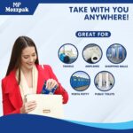 MP MOZZPAK Toilet Seat Covers Disposable (60 Pack) - XL Flushable Disposable Toilet Seat Cover for Kids Potty Training, Adults - 100% Biodegradable - Travel Essential Accessories for Airplane, Camping - Image 3