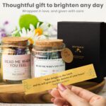 90 Day Bible Verse Jar for Women – Chirstian Mothers Day Gifts For Mom & Nana, Religious Baptism & Birthday Gifts, Color Coded Bible Verses in a Jar, Read Me When for Jesus Prayer - Image 3