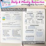 Mood Tracker Journal Set for Teen Girls & Women | 126-Day Guided Mental Health & Self-Care Planner with Daily Check-In, Weekly Reflection, Mood Charts & Mindfulness Cards | Journal Gift Kit - Image 4