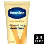 Vaseline Lotion, Intensive Care Nourishing Moisture 2-Pack – Moisturizer with Oat Extract + Ultra-Hydrating Lipids for Healing Extremely Dry Skin, 3.4 Oz Ea - Image 4