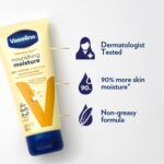 Vaseline Lotion, Intensive Care Nourishing Moisture 2-Pack – Moisturizer with Oat Extract + Ultra-Hydrating Lipids for Healing Extremely Dry Skin, 3.4 Oz Ea - Image 5