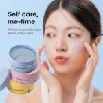 TEREZ & HONOR Eye Patches Gift Set - 3-Pack (x 60 Pcs) Korean Hydrogel Eye Masks with Caffeine, Collagen & Vitamin C - For Puffy Eyes, Dark Circles, Fine Lines, Wrinkles & Bags, Travel Case Included - Image 5