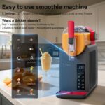 AAOBOSI Slushie Machine for Home, Frozen Drink Machine with Cookbook, Margarita Machine with 6 Presets Programs, No Ice Needed, Auto Cleaning, Slushy Maker for Frozen Margaritas, Cocktails, Frappés - Image 5