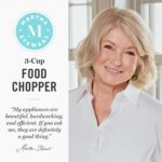 Martha Stewart 3 Cup Electric Food Chopper, Vegetable & Herb Mini Food Processor, 24oz BPA-Free Bowl, Stainless Steel Blades, Pour Spout, Dicing, Mincing, Chop & Puree, Dishwasher Safe, Honeydew - Image 3