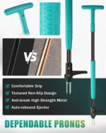 Breeze Touch 39" Weed Pulling Tool, 3-Claw Detachable Weed Puller Tool with Long Handle, Heavy Duty Stand Up Weeder Weeding Tool for Lawn, Yard, Garden, Crabgrass, Dandelion Picker, Weed Remover - Image 4