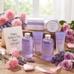 BODY & EARTH Bath and Body Gift Set - 6 Pcs Lavender Bath Kit for Women Spa Set, Birthday, Mother's Day Gift Set for Women Includes Bubble Bath, Shower Gel, Body Lotion - Image 3