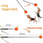 Training Kit - 1 Target Stick, 1 Training Clicker, 1 Whistle - Dog Training Equipment Tools, Cat Toilet Trainer Kit, Agility Training Lure Course For Dogs, Kitten Puppy Behavior Aids Trick (B Type) - Image 3