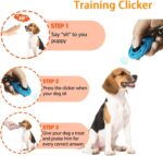 Training Kit - 1 Target Stick, 1 Training Clicker, 1 Whistle - Dog Training Equipment Tools, Cat Toilet Trainer Kit, Agility Training Lure Course For Dogs, Kitten Puppy Behavior Aids Trick (B Type) - Image 4