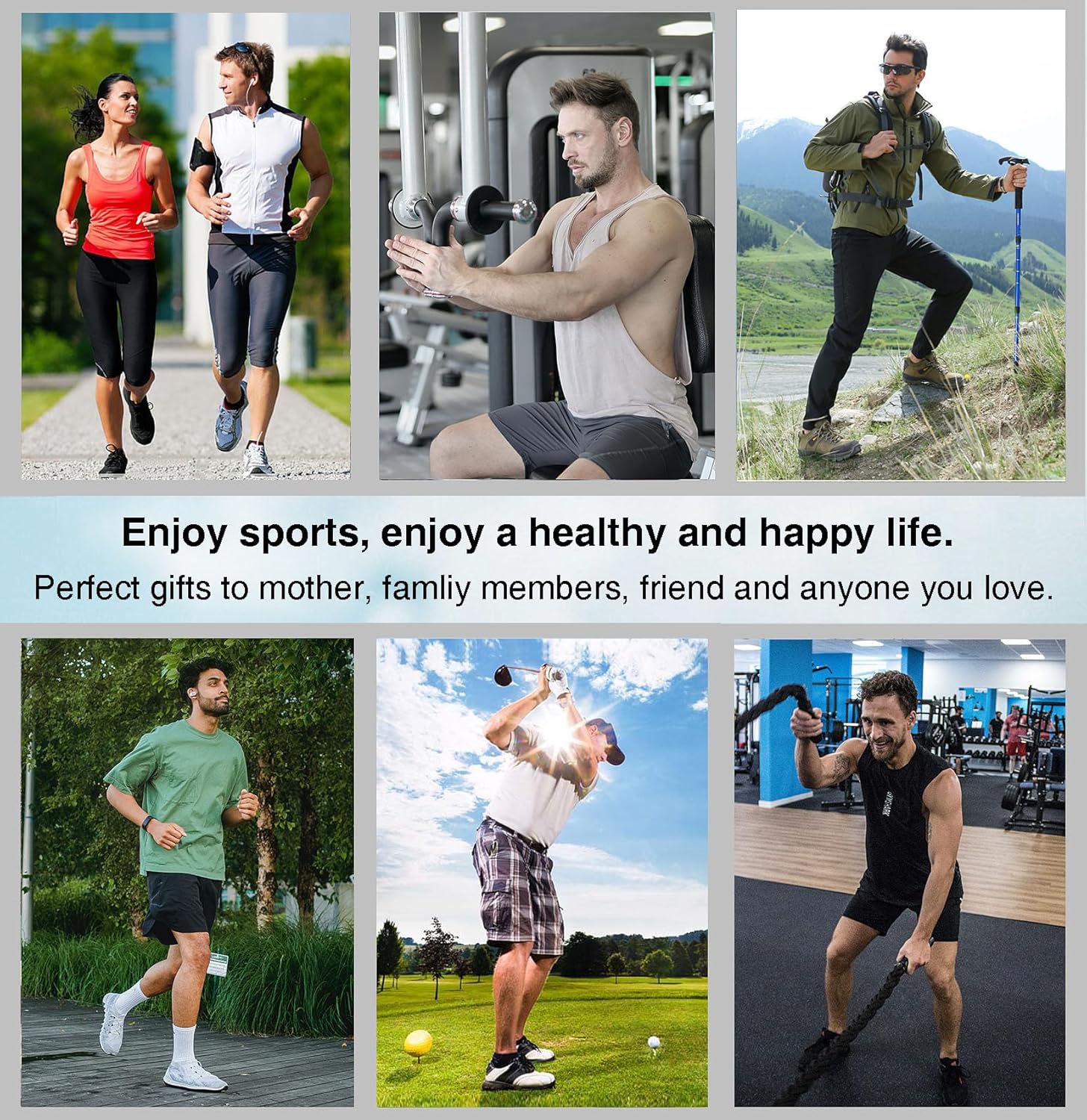 suaskk Men's Athletic Cushioned Ankle Socks, Comfort Wicking Anti-Blister Running Sock 5 Pairs - Image 7
