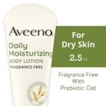 Aveeno Sensitive Skin Essentials Gift Set with Daily Moisturizing Lotion, Daily Moisturizing Body Wash, Calm + Restore Makeup Removing Wipes, & Skin Relief Repairing Hand Mask, 4 items - Image 3