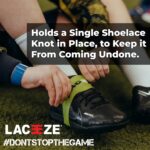 Laceeze Band Max Size USA 8+ keeps laces tied during sport soccer, rugby, field hockey - Image 4