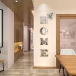 Home Wall Decor Letter Signs Acrylic Mirror Wall Stickers Decorations for Living Room Bedroom Home Decor Wall Decals (Silver, 47.2 X 15.3IN) - Image 3