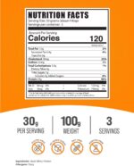 BulkSupplements.com Goat Milk Whey Protein Concentrate Powder - Goat Whey Protein Powder, Unflavored & Gluten Free, 30g per Serving, 100g (3.5 oz) (Pack of 1) - Image 3