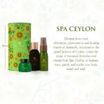 SPA CEYLON Peace Wellness Trio Set, Holistic Spa Essentials for Calming, Natural Ingredients, Ayurvedic Bath Gift Set, Shower Gel, Body Mist, Balm, Gift for christmas (150 g, Lemongrass) - Image 3