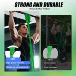 WHATAFIT Resistance Bands,Pull Up Assist Bands Set with Handles, Exercise & Workout Bands with Door Anchor for Men & Women – Home Fitness Equipment for Strength Training, Stretching - Image 6
