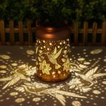 Mothers Day Gifts for Mom Grandma - Birthday Day Gifts for Women, Hummingbird Solar Lantern Outdoor Waterproof, Garden Decor - Image 2