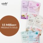 Epielle Hydrating Hand & Foot Masks, Relieve and Soften Dry, Overworked Skin, Self Care Gifts for Women, Spa Kit, Mothers Day Gifts, 6 Moisturizing Gloves & 6 Moisturizing Socks - Image 3
