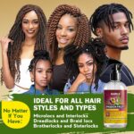 Goiple Loc Moisturizing Spray for Dull, Dry Locs - Daily Passion Fruit Hair and Scalp Moisturizer for Dreadlocks, Microlocks, Braids- Refreshing Moisturizer Loc Spray for Anti-frizz (8.45fl oz) - Image 9