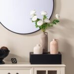 Ceramic Vase Home Table Decor - Flower Vase Set of 3 Living Room Kitchen Decorations Farmhouse Modern Rustic Vases Decorative Centerpiece for Shelf Bedroom Office Bathroom Dining Coffee Desk - Image 5