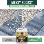 PetraMax Lockscape Rock Glue for Landscaping, 1 Gal (Made in USA) - 100% Permeable & Pet-Safe Landscape Adhesives for Stones & Pebbles - Ready to Spray Pea Gravel Binder & Mulch Glue for Landscaping - Image 4