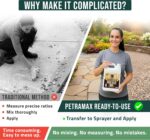 PetraMax Lockscape Rock Glue for Landscaping, 1 Gal (Made in USA) - 100% Permeable & Pet-Safe Landscape Adhesives for Stones & Pebbles - Ready to Spray Pea Gravel Binder & Mulch Glue for Landscaping - Image 8