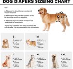 Reusable Dog Diapers Female Washable, Premium Doggie Diaper for Dogs, Pack of 3, Highly Absorbent Small Dog Diaper for Heat, Incontinence and Puppy Training(S) - Image 4