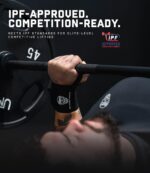 Gymreapers Weightlifting Wrist Wraps (IPF Approved) Professional Quality Wrist Support with Heavy Duty Thumb Loop - Best Wrap for Powerlifting Competition, Strength Training, Bodybuilding - Image 5
