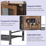 SWTYMIKI 33.31''x14.25'' Coffee Bar Cabinet - Large Farmhouse Coffee Stand Station Multi-Purpose Buffet Sideboard Cabinet with Drawers - Kitchen Bar Table for Living Room, Small Space, Espresso - Image 6