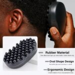 Luxury Twist Styler – Durable, Washable Comb Brush, a Premium Alternative to Hair Sponges for Afro, Curly, Coiled & 4C Hair, Ideal for Daily or Professional Use (Black) - Image 5