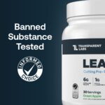 Transparent Labs Lean Pre-Workout - Body Recomposition Pre Workout for Men and Women with Acetyl L-Carnitine, Beta Alanine Powder, & PurCaf Organic Caffeine Powder - 30 Servings, Blue Raspberry - Image 3