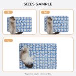 1 Pack 3 Blankets Super Soft Fluffy Premium Cute Elephant Pattern Pet Blanket Flannel Throw for Dog Puppy Cat Blue/Pink/Yellow Small(23x16 inch) - Image 4