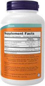 NOW Foods Supplements, Red Mineral Algae Plus Vitamin D-2, Joint Health*, 180 Veg Capsules - Image 3