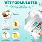 MEDUWEDU Ear Cleaner Finger Wipes 60 Counts, Dog Ear Cleaner, Grooming Kit Care for Dogs and Cats, Soft & Easy Otic Cleaning Pads, Remove Wax, Dirt & Stop Smelly, Itchy, Non-Irritating, Coconut Scent - Image 4