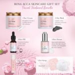 30pcs Mothers Day Gift, Rose Facial Skin Care Set for Women, Gifts for Women, Spa Gifts Basket Set, Face Cream, Serum, Shower Accessories, Bath and Body & Facial Kit, Birthday, Christmas, Valentine's - Image 7