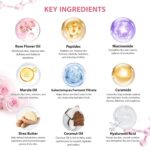 30pcs Mothers Day Gift, Rose Facial Skin Care Set for Women, Gifts for Women, Spa Gifts Basket Set, Face Cream, Serum, Shower Accessories, Bath and Body & Facial Kit, Birthday, Christmas, Valentine's - Image 10