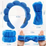 Ztomine Headbands for Women - Spa Headband and Wristband Set - Headband for Washing Face,Facial Mask,Makeup and Skin Care,Gifts for Women and Teen Girl Gifts Trendy Stuff - Image 3