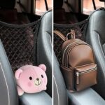 Dog Car Net Barrier for SUV， Upgraded Dog Travel Accessory with Organizers and Storage, Separates Pets from Passengers for Safely, organizes Essentials, Makes Trips Easier. - Image 4