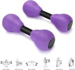 Carperipher Aquatic Dumbells,2Pcs Foam Water Weights Aerobic Exercise Fitness Equipment Dumbbells, Pool Resistance Swimming Training for Men/Women Weight Loss, Beginner Swimming Training - Image 3
