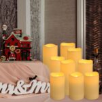 YOROXRG Set of 24 Waterproof Outdoor Flameless Candles, LED Candles with 4 Remote and Timer,(H 4" 5" 6" x D 2.2"),for Christmas,Halloween,Wedding,Festival - Image 4