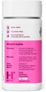 Habit Womens Multi Supplement 2 Pack (120 Capsules) - New Look, Supports General Health & Wellness, 23 Essential Vitamins and Minerals, Fruit extracts, Folate, Iron, B12, Biotin, Non-GMO - Image 4
