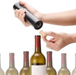 COKUNST Electric Wine Opener, Battery Operated Wine Bottle Openers with Foil Cutter, One-click Button Corkscrew Remover for Home Kitchen Party Wedding - Image 5