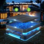 KOOPER Solar Lights Outdoor Garden Decor - Upgraded 3 Pack with 9 Sunflower Lights, Waterproof Solar Outdoor Lights Auto ON/Off Solar Decorative Lights for Garden, Patio, Backyard - Image 3